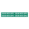 Brady Pipe Mkr,Cooling Water Supply,3/4to2-3/8 7072-4
