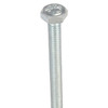 Grade A307, 1/4"-20 Hex Head Tap Bolt, Zinc Plated Steel, 5 in L, 25 PK