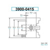 Hhip 5" 4-Jaw Independent Plain Back Chuck 3900-0415