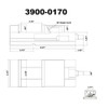 Hhip 3" Super-Lock Vise For NC-CNC Machines 3900-0170