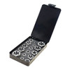 Hhip 16 Piece 1/4-3/4" Hexagon Rethreading Die Set 1017-0016