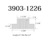 Hhip 1-1-16" 1-8 T-Slot Nut 3903-1226