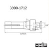 Hhip 3-4" R8 Shell End Mill Holder 3900-1712