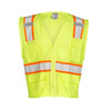 Kishigo All Mesh Contrast Vest,Class 2,Lime,3XL 1195-3XL