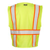 Kishigo All Mesh Contrast Vest,Class 2,Lime,3XL 1195-3XL