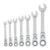 Craftsman Flexible Head Combination Wrench Set, Polished Chrome CMMT87010