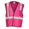 Kishigo High-Visibility Vest,Pink,L/XL B126-L-XL