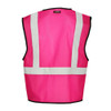 Kishigo High-Visibility Vest,Pink,L-XL B126-L-XL