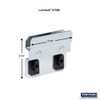 Triton Products Zinc Plated Steel BinClip for LocBoard, PK5 57500