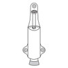 Rockwood Plunger Door Holder,Stn Brnze,Cast Brass 459.10