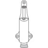 Rockwood Plunger Door Holder,Stn Chrme,Cast Brass 459.26D
