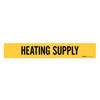 Brady Pipe Mrkr,Heating Supply,2-1/2to7-7/8 In, 7127-1 7127-1