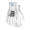 Cut-Resistant Coated Gloves, Cut Level A3 ,Dipped ,Polyurethane ,Smooth ,M 1 PR