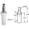 Prime-Line Nylon Base Bifold Door Top Mount Pivot (2 Count) N 6583