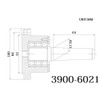 Hhip MT2 X 100mm Taper Shank Chuck Revolving Bed For 3" Chucks 3900-6021