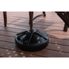 Us Weight Fillable Umbrella Base, Black FUB1BE