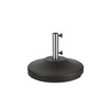 Us Weight Fillable Umbrella Base, Black, Base Dia.: 20.5" FUB80BLKE