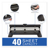 Swingline Punch,3Hole,40Sheet Cap,Black SWI74440E