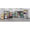 Hirsh 3800 Riveted Steel Shelving 5-Shelf Unit, 16D x 36W x 60H, Black 17126