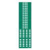Brady Pipe Marker,Soft Water,Gn,3/4 In or Less 7265-3C