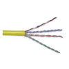 Genspeed Data Cable,Cat 6,23 AWG,1000ft,Yellow 7133802