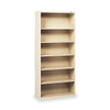 Tennsco 6-Shelf Stationary Bookcase, 78"x34-1/2" Champ/Putty B-78CP