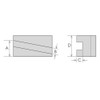 Hhip BXA-7 4-Degree Parting Blade Holder 11-16" 250-207 (3900-5264) 3900-5264
