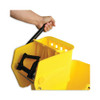 Boardwalk 35 qt Mop Bucket and Wringer, Yellow-Silver, Plastic-Metal 3485205