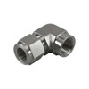 Brennan Industries Elbow, SS, Comp. 1-8 in, FNPT 1-4 in N2502-02-02-SS