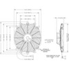 Maradyne Cooling Fan,Reversible,12 in. dia.,12VDC M122K