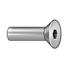 Arch Barrel, #10-24, 3/8 in Brl Lg, 1/4 in Brl Dia, Stainless Steel Plain