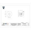 Arch Barrel, #10-24, 3-8 in Brl Lg, 1-4 in Brl Dia, Stainless Steel Plain  Z1640