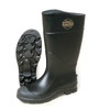 Plain-Toe Rubber Boots, Men's, CT Comfort Technology, PVC Knee Boots, 14 in Height, Black, Size 9,PR
