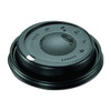 Dart Lid for 12 to 24 oz. Hot Cup, Dome, Sip Through, Black, Pk1000 16ELBLK