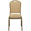 Hercules Banquet Chair, 17-1-4 in W 20-1-4" L 38" H, Fabric Seat  FD-C01-ALLGOLD-H20124E-GG