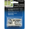 Prime-Line Satin Nickel Casement Window Lock With Keepers H 4158 246104