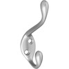 National Hardware Heavy-Duty Satin Chrome Wardrobe Hook N273-508 National Hardware Heavy-Duty Satin Chrome Wardrobe Hook N273-508