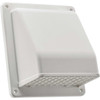 Lambro 6 In. White Plastic Wall Vent Cap 351W