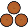 Ergodyne Orange Hard Hat Replacement Top Pad,PK3 8983