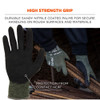 Ergodyne ANSI A4 Nitrile Coated CR Gloves, Green, Size XL, PR 7042