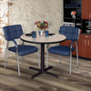 Regency Cain X-Base for 30 in. Table Tops- Black MTBX22
