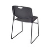 Kee Round Table & Chair Set, Wood, Metal, Polypropylene Top, Grey  TB48RNDGYBPBK44BK