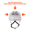 Ergodyne 8975V Anti-Fog Clear Lens White Class C Safety Helmet with Visor 8975V