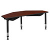 I-Promise Desks, 24 D X 23-34 H, 60 W X Wood, Metal, Cherry  IP2SD2BX6024CH