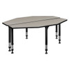 Regency I-Promise Desks, 24 D X 23-34 H, 60 W X Wood, Metal, Maple IP2SD6024PL