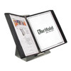 Tarifold Document Desk Display Unit,10 Black Pock D271