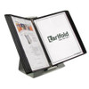 Tarifold Document Desk Display Unit,10 Black Pock D271