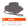Ergodyne Ranger Hat,L-XL 8936