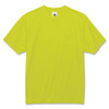 Ergodyne High Visibility Short Sleeve T-Shirt, Polyester, Lime, XL 8089