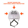 Ergodyne Anti-Fog Smoke Lens White Class E Safety Helmet with Visor 8974V